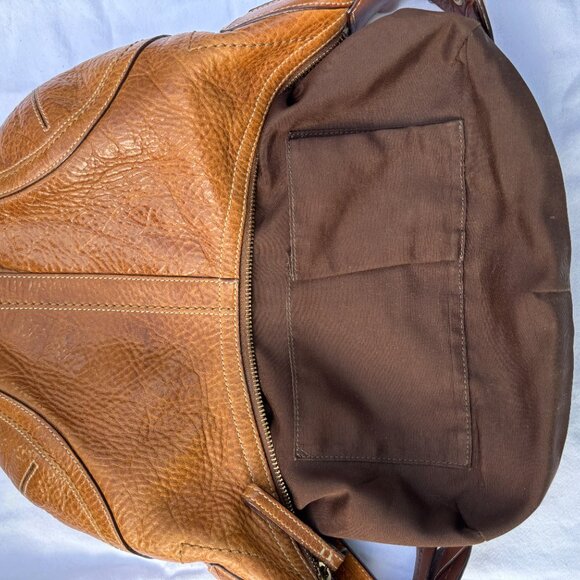 Coach Brown Leather Hobo Shoulder Bag #10043 - Picture 8 of 10